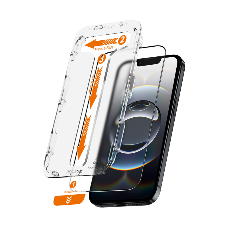 Crong EasyShield 2-Pack - Szkło hartowane iPhone 16e / iPhone 14 / iPhone 13 / iPhone 13 Pro (2 sztuki)