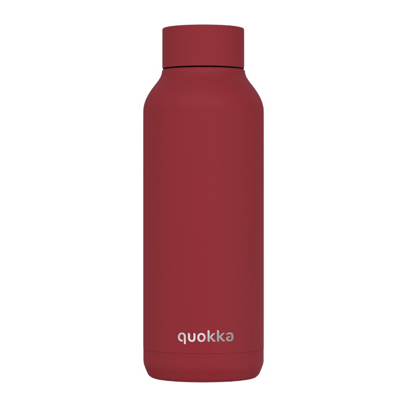 Quokka Solid - Butelka termiczna ze stali nierdzewnej 510 ml (Firebrick Red)
