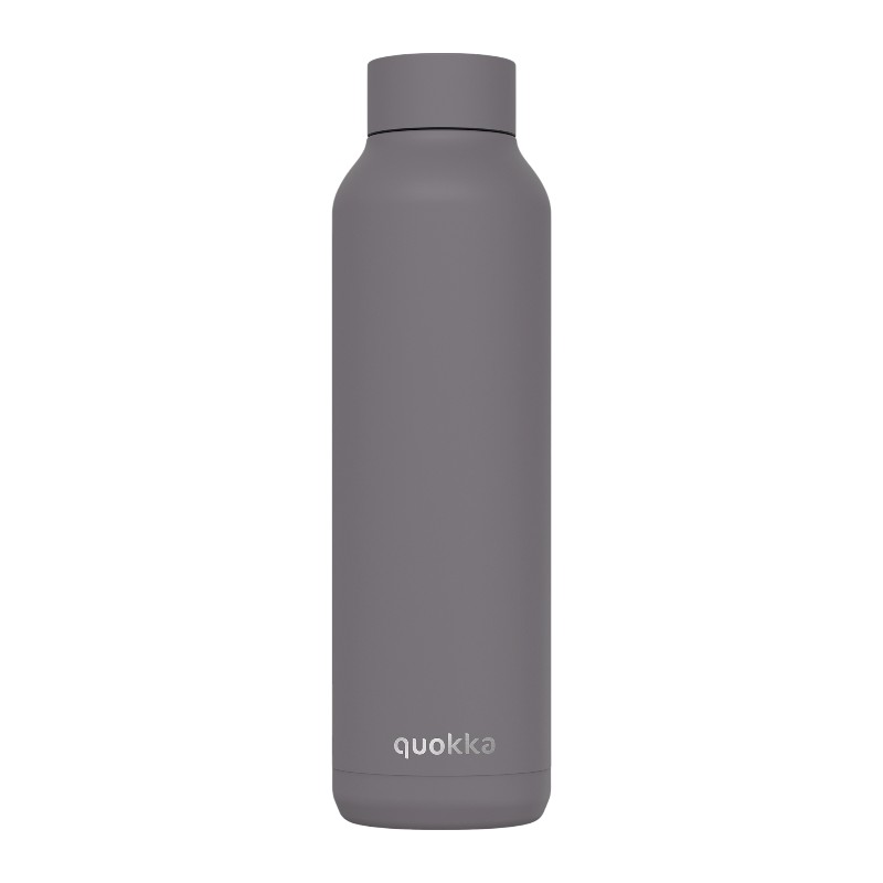 Quokka Solid - Butelka termiczna ze stali nierdzewnej 630 ml (Grey)