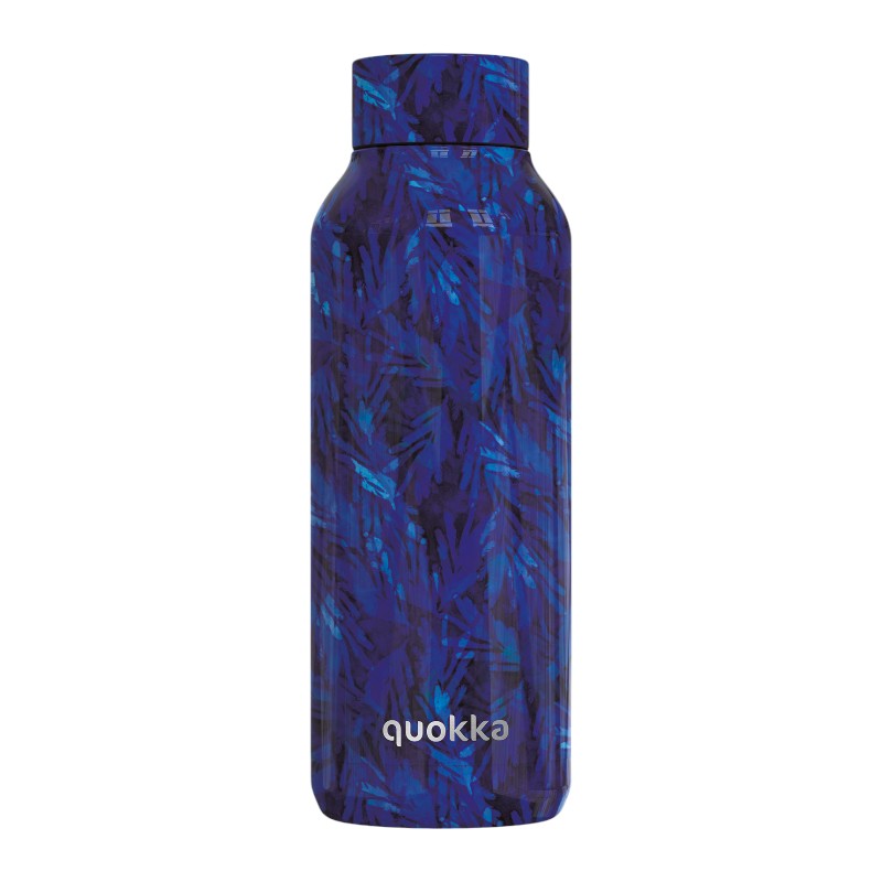 Quokka Solid - Butelka termiczna ze stali nierdzewnej 510 ml (Night Forest)