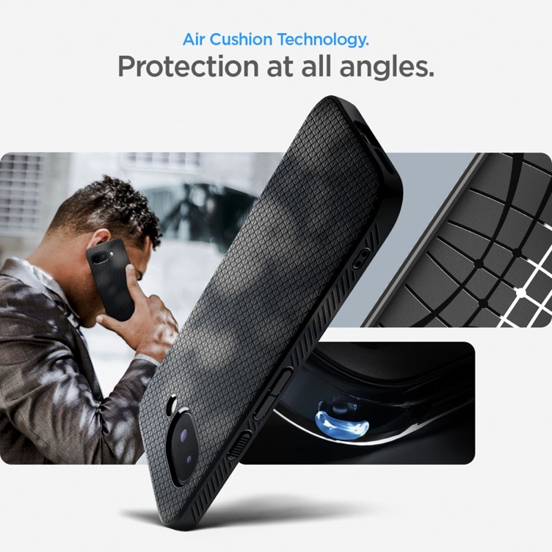 Spigen Liquid Air - Etui do Google Pixel 9a (Matte Black)