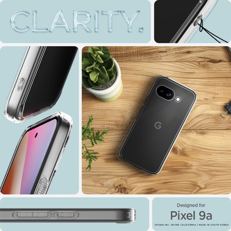 Spigen Ultra Hybrid - Etui do Google Pixel 9a (Crystal Clear)