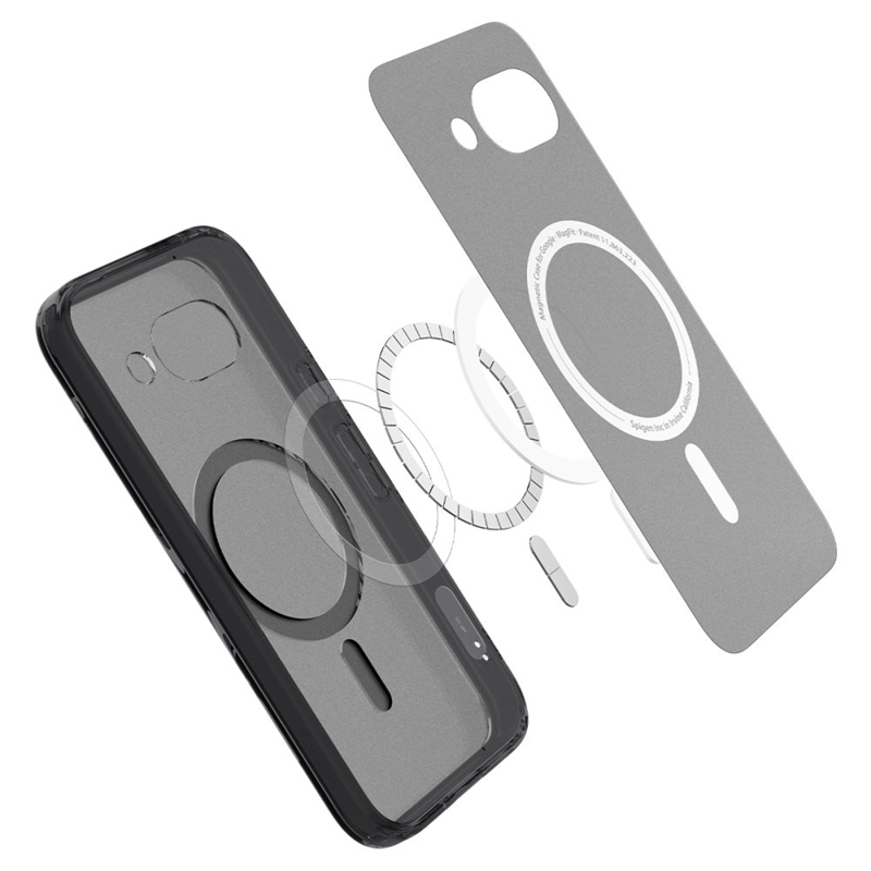 Spigen Ultra Hybrid Mag MagSafe - Etui do Google Pixel 9a (Frost Black)