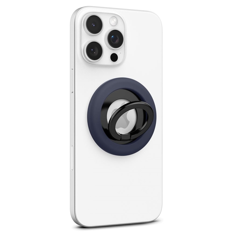 Spigen Nano Pop MagSafe Phone Ring - Magnetyczny uchwyt na palec z funkcją podstawki (Bluberry Navy)