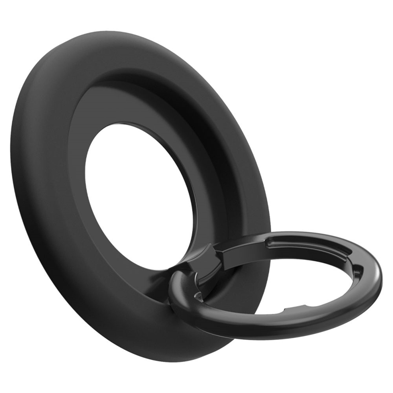 Spigen Nano Pop MagSafe Phone Ring - Magnetyczny uchwyt na palec z funkcją podstawki (Black Sesame)