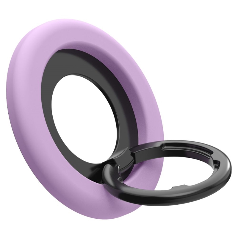 Spigen Nano Pop MagSafe Phone Ring - Magnetyczny uchwyt na palec z funkcją podstawki (Grape Purple)