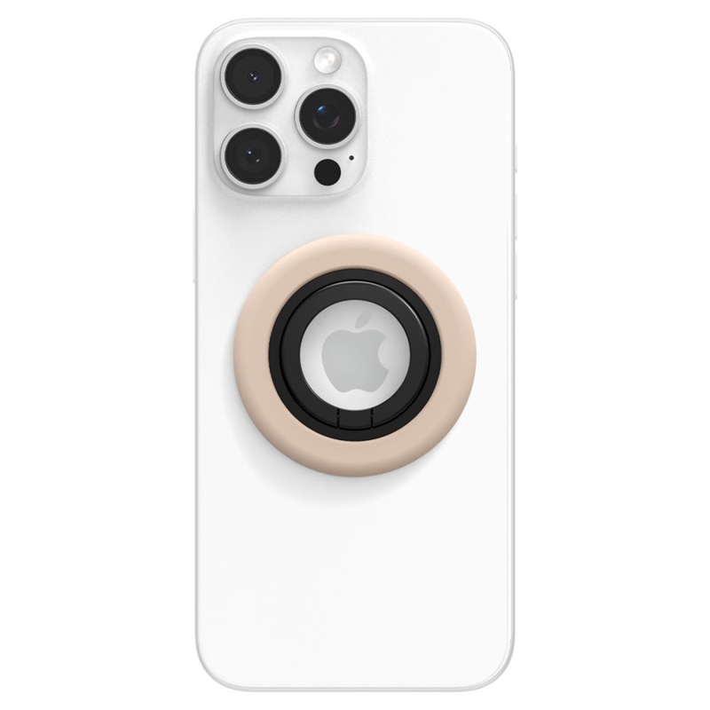 Spigen Nano Pop MagSafe Phone Ring - Magnetyczny uchwyt na palec z funkcją podstawki (Coconut Beige)