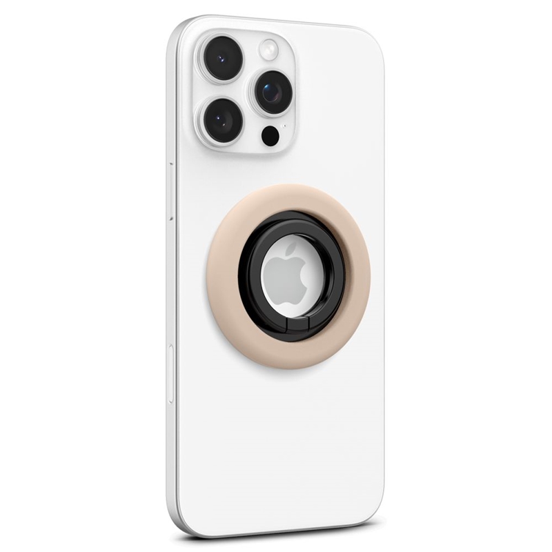 Spigen Nano Pop MagSafe Phone Ring - Magnetyczny uchwyt na palec z funkcją podstawki (Coconut Beige)
