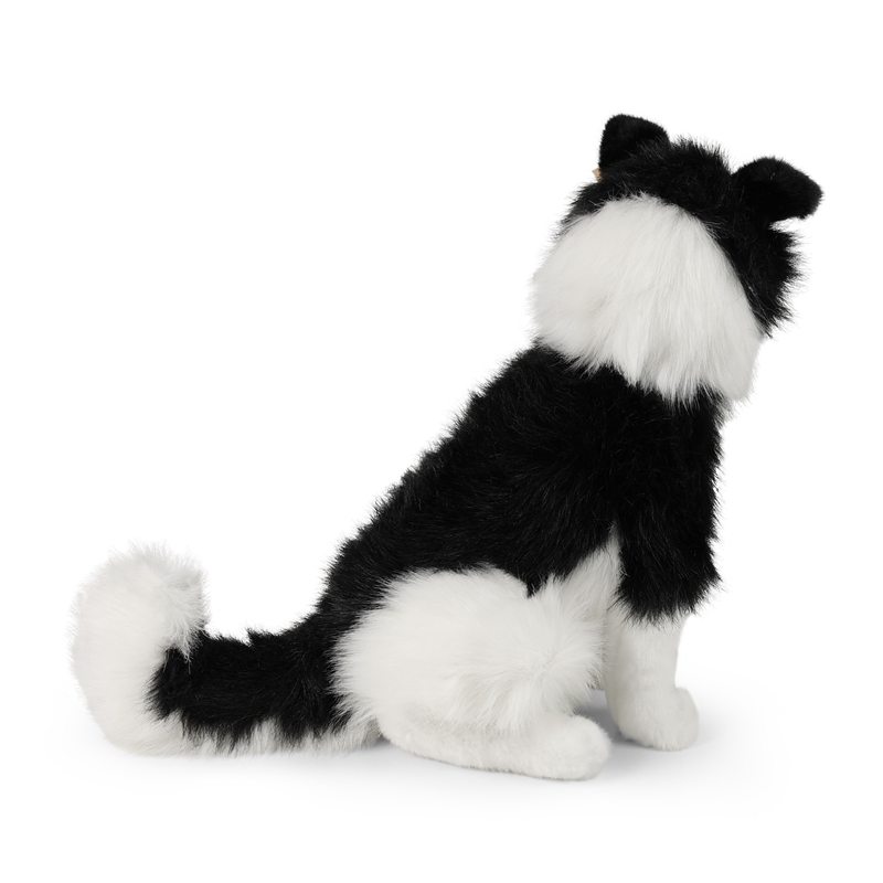 Rappa - Pluszowa maskotka siedzący Pies Border Collie 40 cm Eco-Friendly