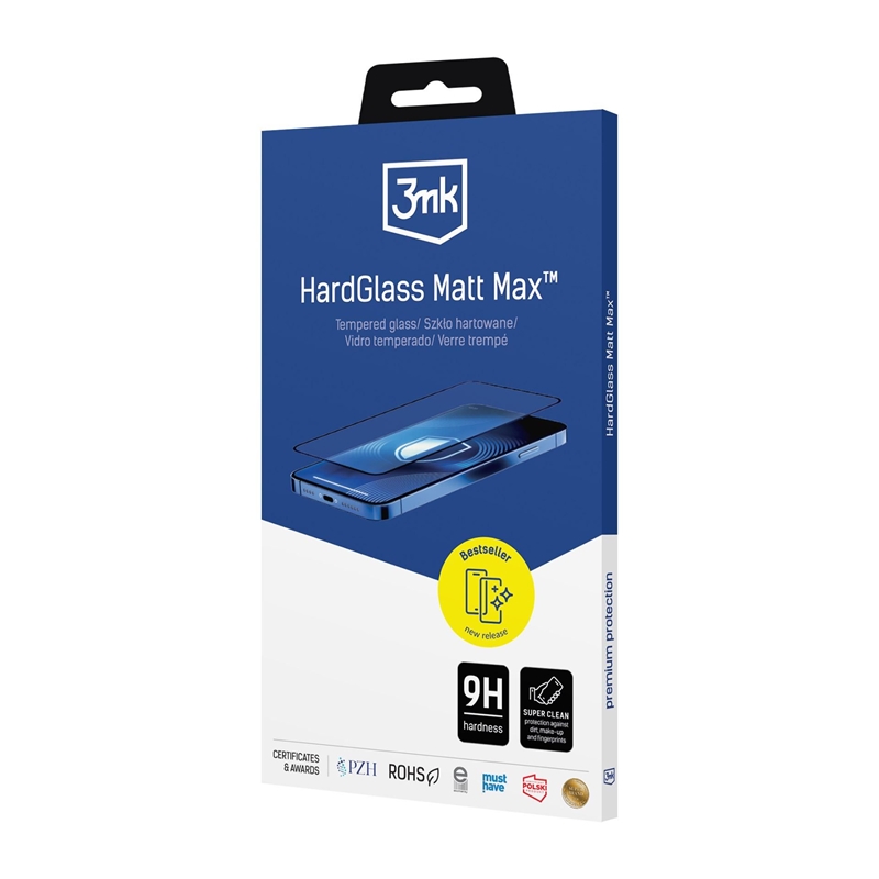 3mk HardGlass Matt Max - Matowe szkło hartowane do Samsung Galaxy S25 Edge