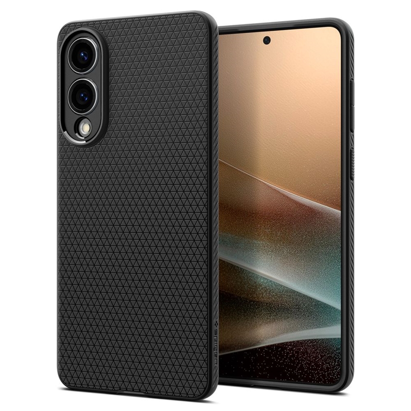 Spigen Liquid Air - Etui do Samsung Galaxy S25 Edge (Matte Black)