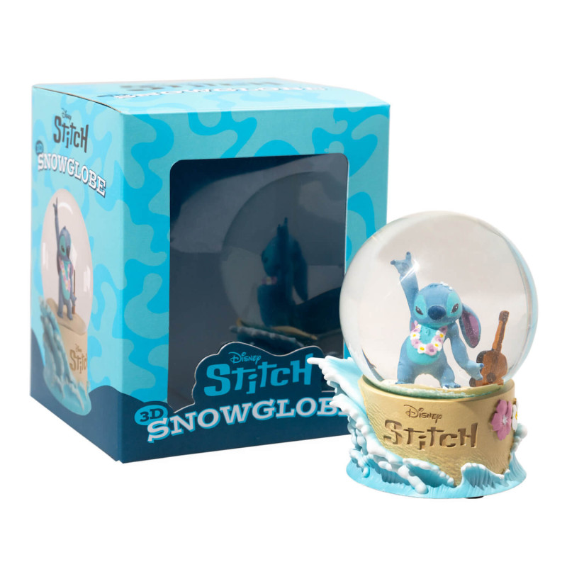 Disney Stitch - Szklana kula śnieżna w pudełku prezentowym