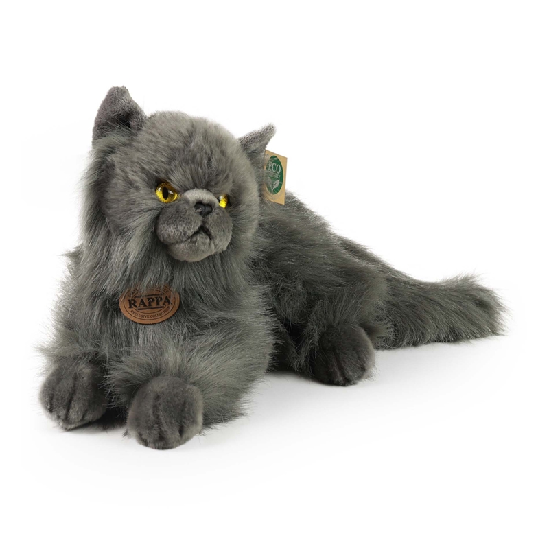 Rappa - Pluszowa realistyczna maskotka Kot Perski leżący 30 cm Eco-Friendly