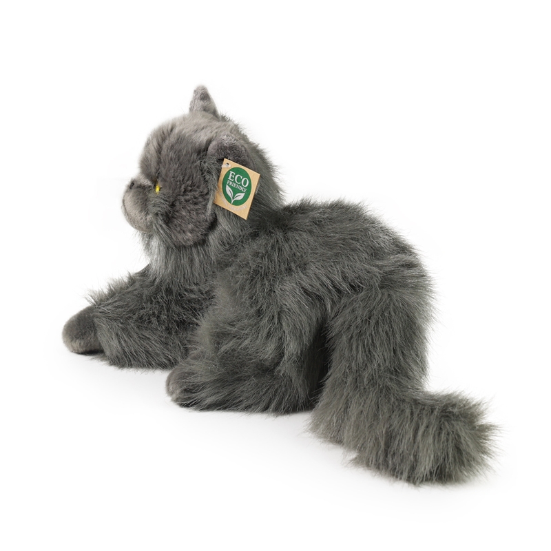 Rappa - Pluszowa realistyczna maskotka Kot Perski leżący 30 cm Eco-Friendly
