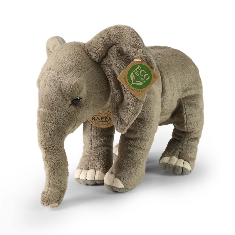 Rappa - Pluszowa realistyczna maskotka Słoń Afrykański 28 cm Eco-Friendly