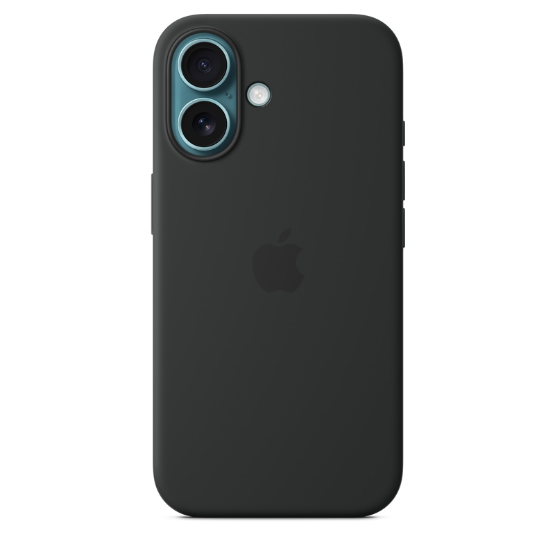 Apple Silicone Case - Silikonowe etui z MagSafe do iPhone 16 (czarny)