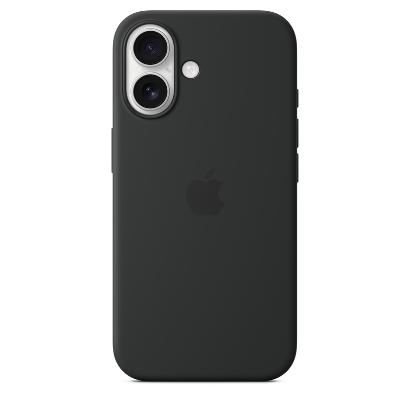 Apple Silicone Case - Silikonowe etui z MagSafe do iPhone 16 (czarny)