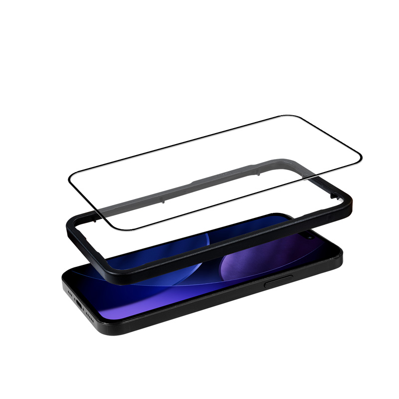 Crong 3D Armour Glass - Szkło hartowane iPhone 17 Air + ramka instalacyjna