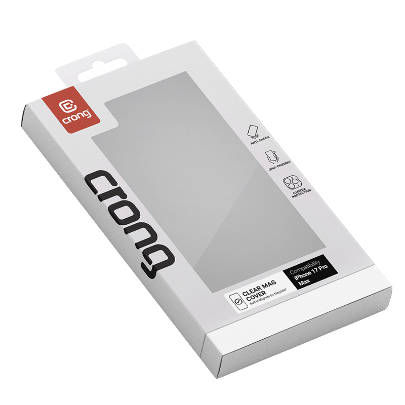 Crong Clear MAG Cover - Etui MagSafe iPhone 17 Pro Max (przezroczysty)