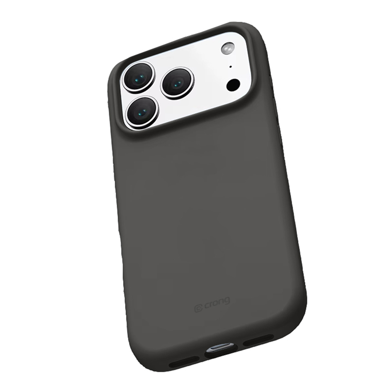 Crong Color Cover Magnetic - Etui MagSafe iPhone 17 Pro Max (czarny)
