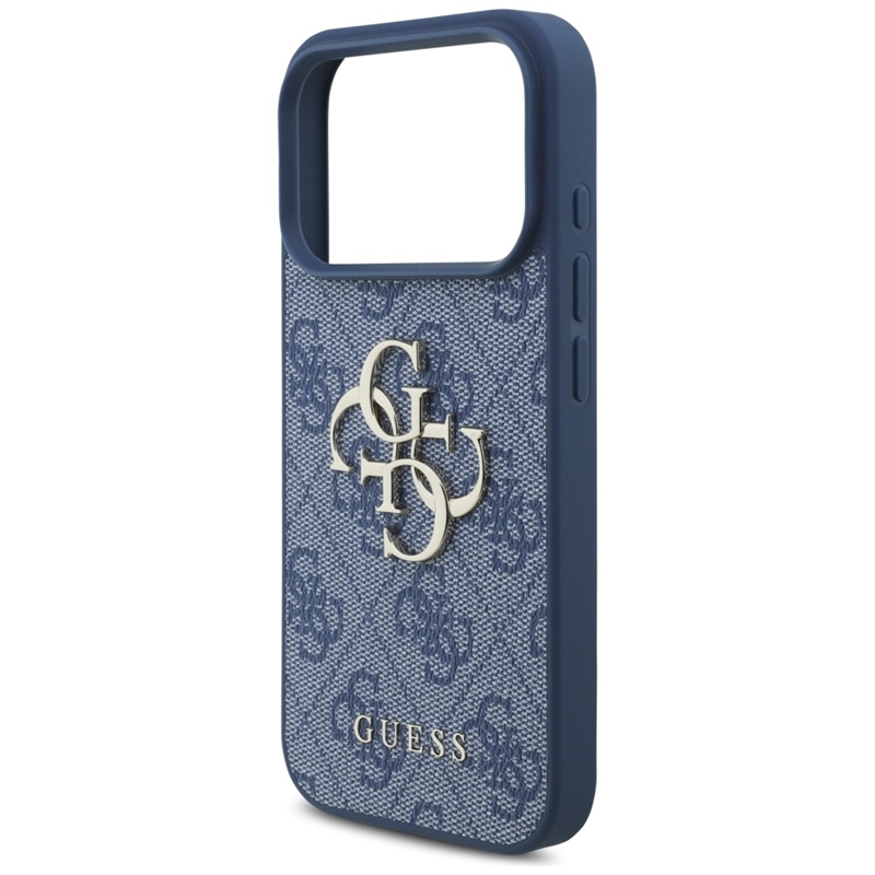 Guess 4G Big Logo - Etui iPhone 17 Pro (niebieski)