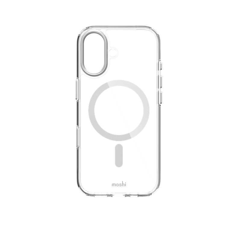 Moshi iGlaze MagSafe - Etui iPhone 17 (Luna Silver)