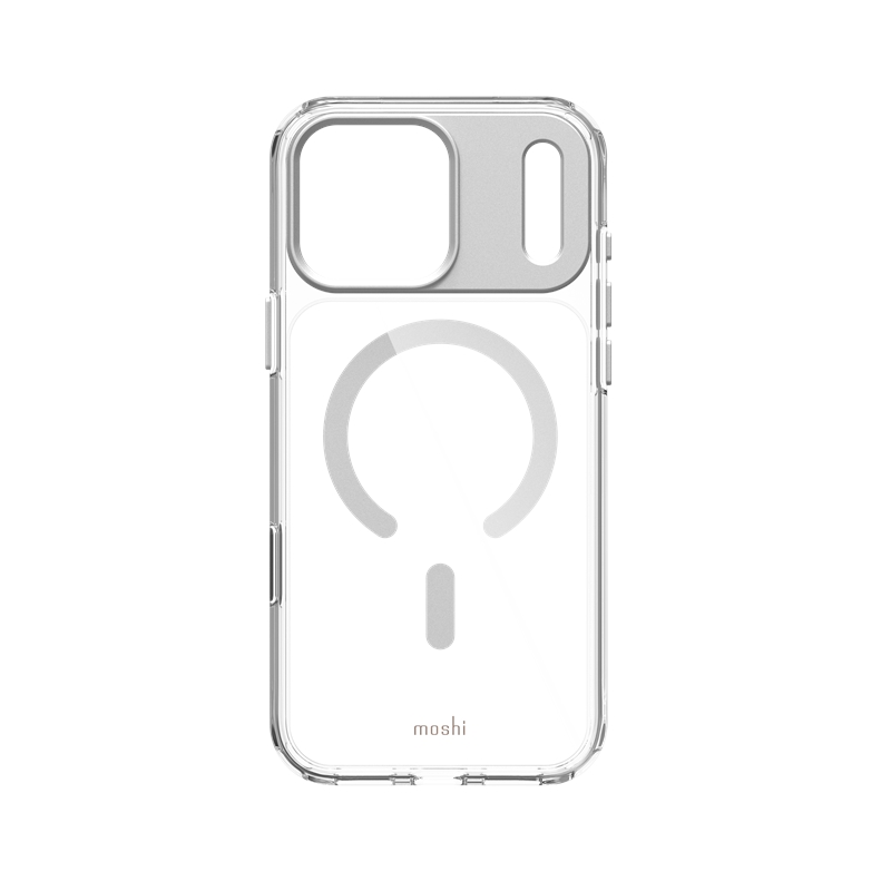 Moshi iGlaze MagSafe - Etui iPhone 17 Pro Max (Luna Silver)