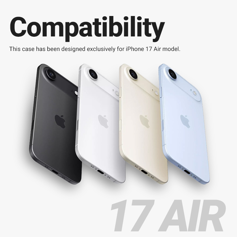Crong Clear MAG Cover - Etui MagSafe iPhone Air (przezroczysty)