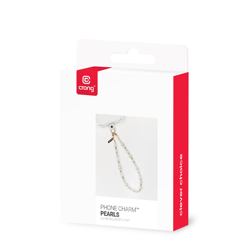 Crong Phone Charm - Smycz zawieszka do telefonu (Pearls)
