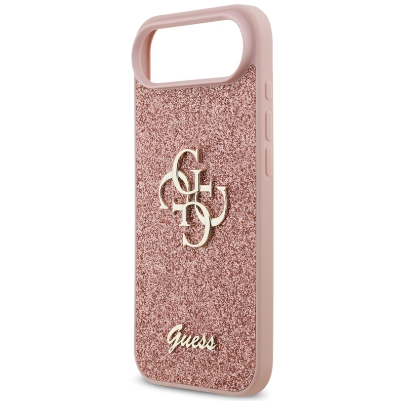 Guess Fixed Glitter Big 4G - Etui iPhone Air (różowy)