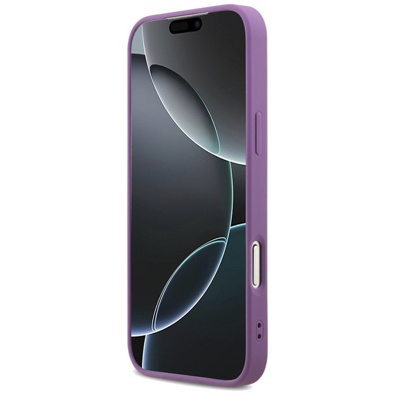 Guess Fixed Glitter Big 4G - Etui iPhone 17 Pro Max (liliowy)