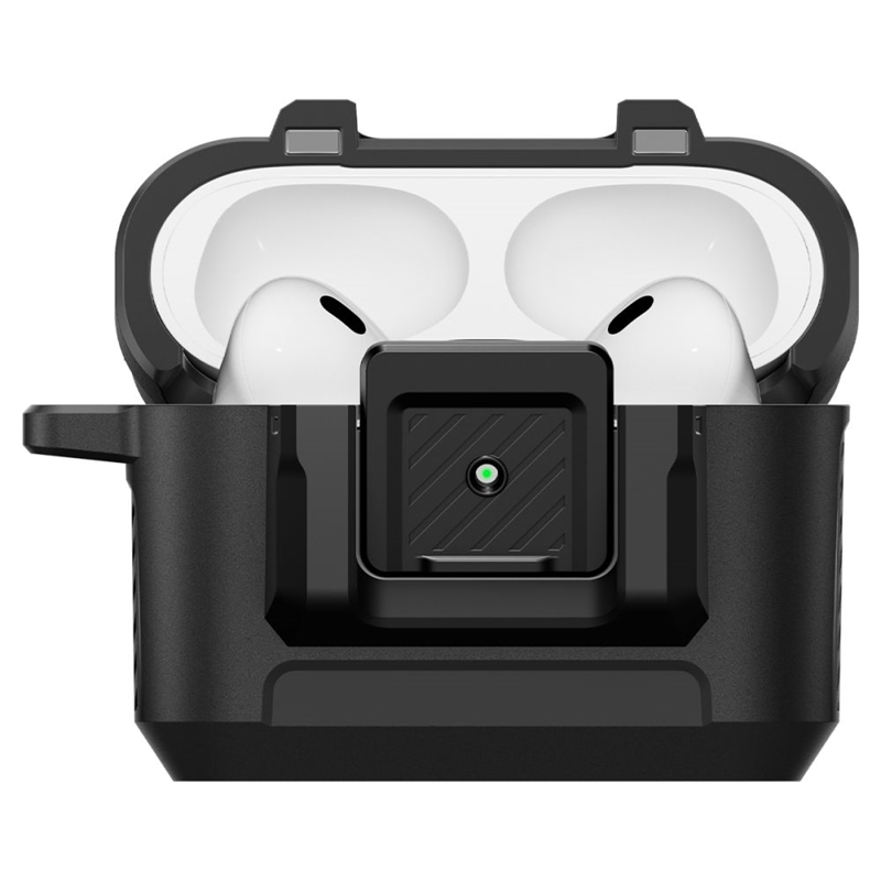 Spigen Lock Fit - Pancerne etui do Apple AirPods Pro 3 (Matte Black)