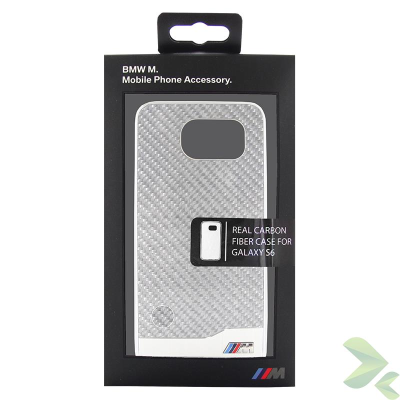 BMW M Edition Carbon & Aluminium Hard Case - Etui Samsung Galaxy S6 (srebrny)