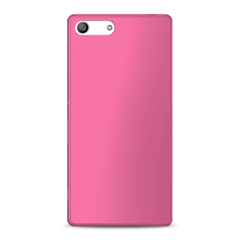 PURO Ultra Slim "0.3" Cover - Zestaw etui + folia na ekran Xperia M5 (różowy)