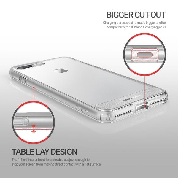 Obliq Naked Shield - Etui iPhone 8 Plus / 7 Plus (Clear)