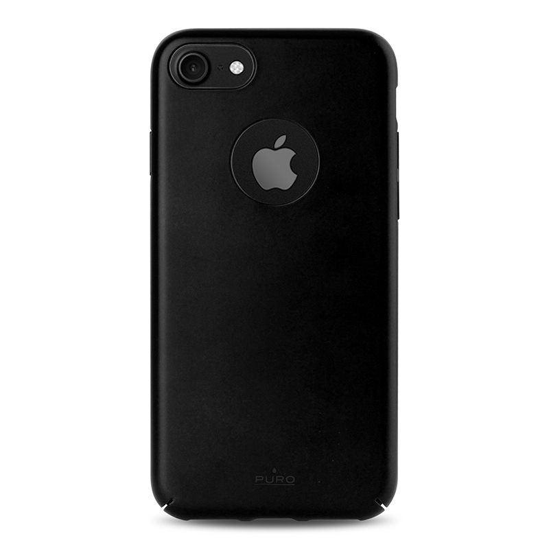 PURO Magnetic Cover - Etui iPhone 7 kompatybilne z uchwytem magnetycznym (czarny)