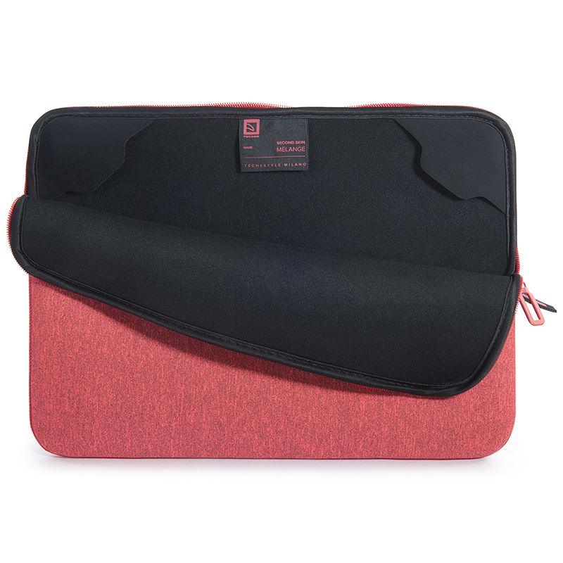 Tucano Melange Second Skin - Pokrowiec MacBook Pro 15" / Ultrabook 13" / Notebook 14" (czerwony)