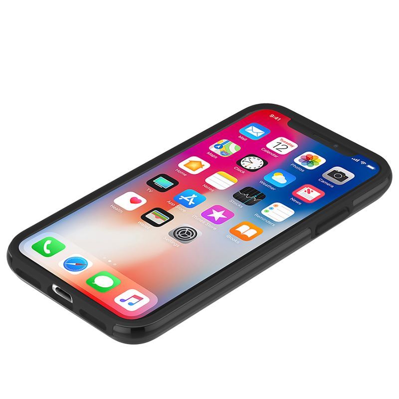 Incipio DualPro Sport - Etui iPhone Xs / X (ciemny przezroczysty)
