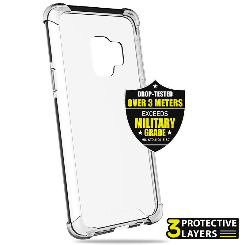 PURO Impact Pro Hard Shield - Etui Samsung Galaxy S9+ (czarny)