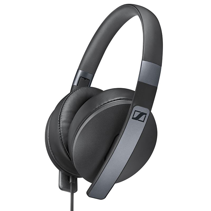 Sennheiser HD 4.20 S - Składane zamknięte dynamiczne słuchawki stereofoniczne (czarny)