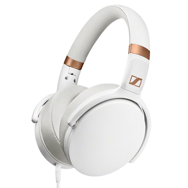 Sennheiser HD 4.30 I White - Składane zamknięte dynamiczne słuchawki stereofoniczne, MFi (biały)