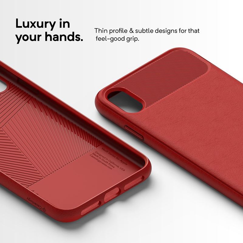 Caseology Vault Case - Etui iPhone Xs Max (Red)