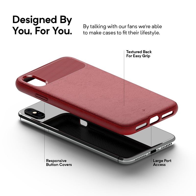 Caseology Vault Case - Etui iPhone Xs Max (Red)