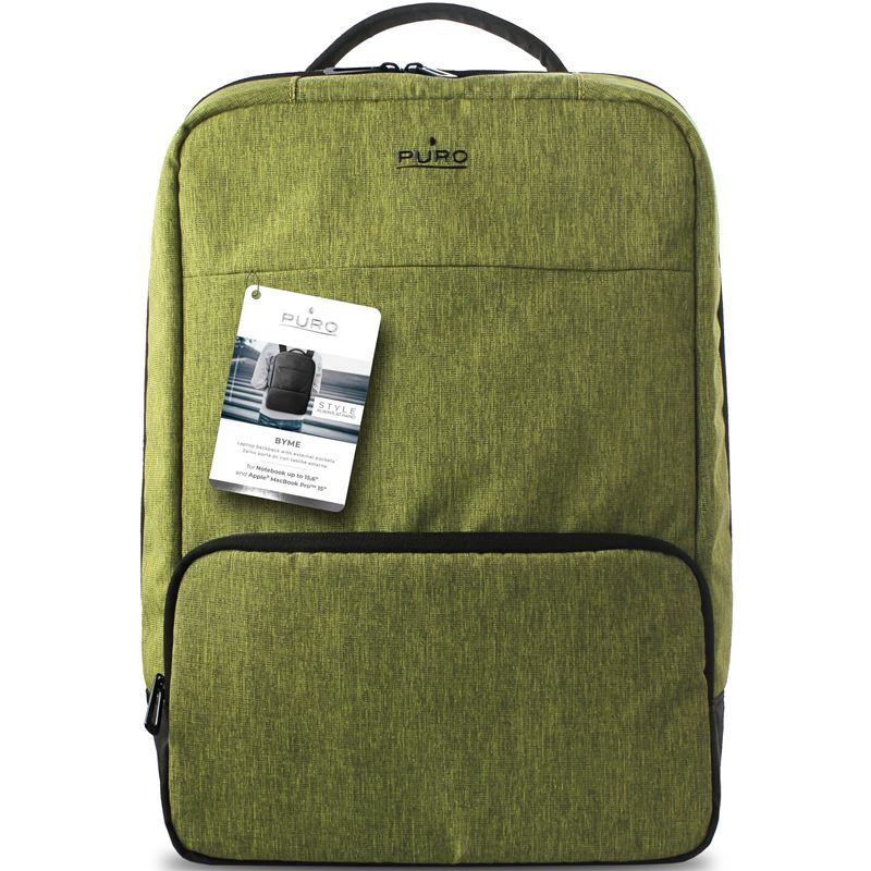 PURO ByMe - Plecak na laptopa 15.6" (limonka)