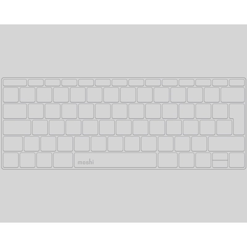 Moshi ClearGuard 12 - Nakładka na klawiaturę MacBook 12 / MacBook Pro 13 bez Touch Bar (EU layout)