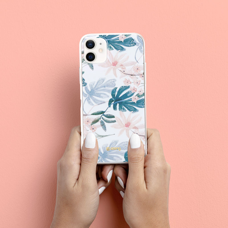 Crong Flower Case - Etui iPhone 12 Mini (wzór 01)