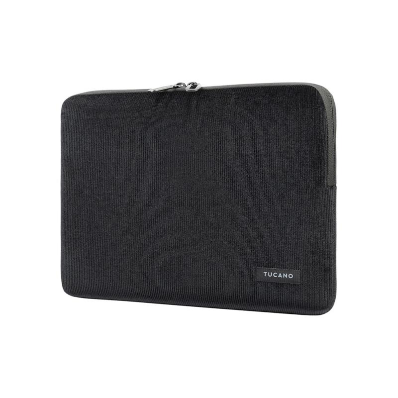 Tucano Velluto - Pokrowiec MacBook Pro 13" (M2/M1/2022-2016) / MacBook Air 13" (M4/M3/M2/M1/2025-2018) / Laptop 12” (czarny)