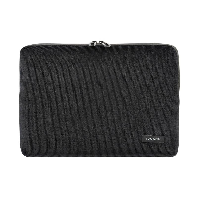 Tucano Velluto - Pokrowiec MacBook Pro 13" (M2/M1/2022-2016) / MacBook Air 13" (M4/M3/M2/M1/2025-2018) / Laptop 12” (czarny)