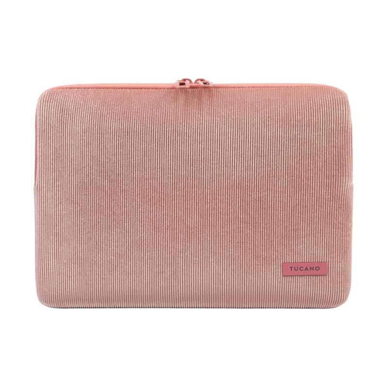 Tucano Velluto - Pokrowiec MacBook Pro 13" (M2/M1/2022-2016) / MacBook Air 13" (M4/M3/M2/M1/2025-2018) / Laptop 12” (różowy)