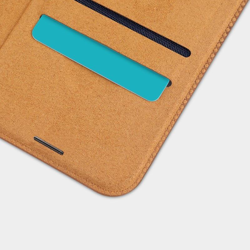 Nillkin Qin Leather Case - Etui Apple iPhone 12 Pro Max (Brown)